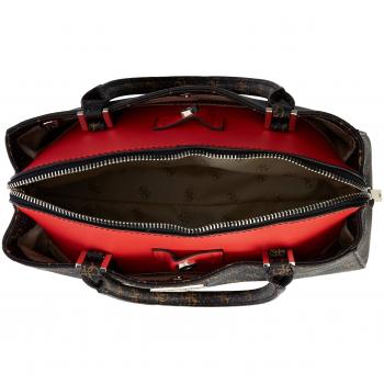 Guess - Maddy Girlfriend Satchel, Mujer, Multicolor