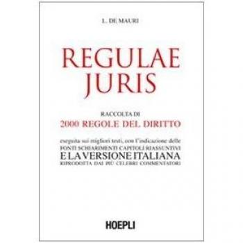 Regulae juris Mauri Luigi, De HOEPLI LIBRO 2010