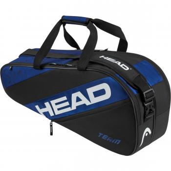Head Raquetero Team M Azul - Bolsa de Raquetas de Tenis Head con Compartimentos para Equipos y Accesorios en Color Azul