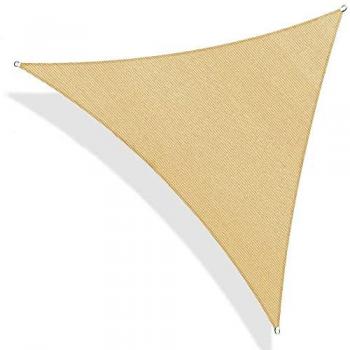 Parasol Cuadrado de Poliéster Crema 3.05 x 3.05 Metros - Protección Solar