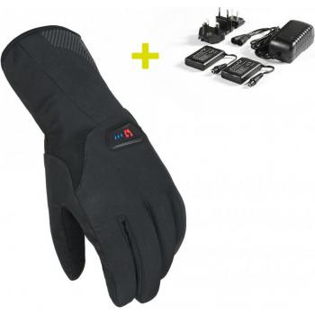 Guantes de Moto Macna Spark RTX Negro-Amarillo, Guantes de bicicleta Macna Spark calentados eléctricamente XL Amarillo/Negro