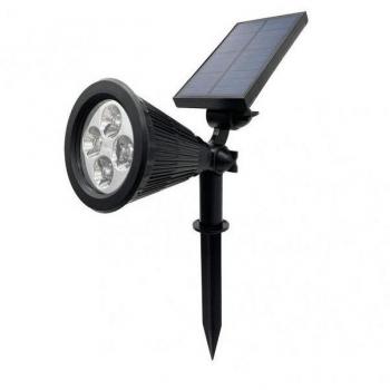 Pincho Ext. Solar LED 5000k 150lm Kira Negro IP65 31x9x38 cm