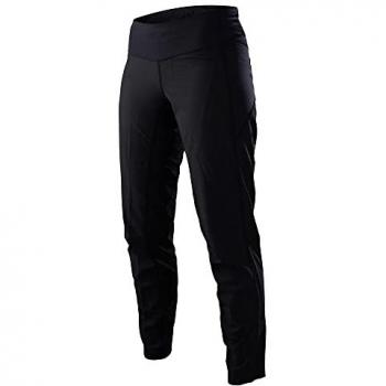 Pantalones de bicicleta para damas Troy Lee Designs Luxe en color negro, talla L, características: diseño cómodo y ajustado, ideal para ciclismo, tejido transpirable y de secado rápido