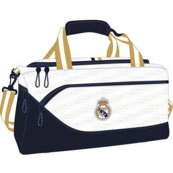 Bolsa de Deporte Real Madrid Primera Equipación 2023/2024 Safta Blanco 50x25x25 cm