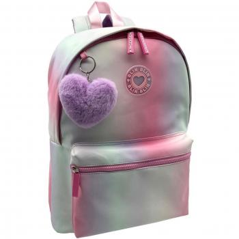 Mochila Escolar Blin-Blin Kuky Rosa 42 x 31 x 14 cm con compartimento para portátil