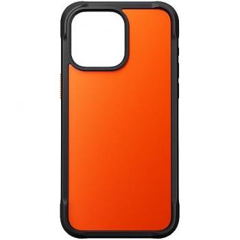 Funda Nomad Rugged Ultra Naranja Compatible con MagSafe para iPhone 15 Pro Max