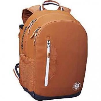 Wilson Roland Garros Tour Backpack Mochila de Tenis, Unisex Adulto, Marrón, 2 raquetas