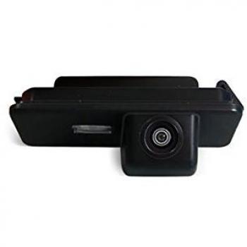 Cámara de marcha atrás de 170° con luz de matrícula | compatible con Volkswagen Bora EOS Golf 5 Golf 6 Jetta Passat CC Polo