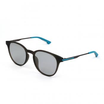 Police SPL718 Brown Transparent Sunglasses 52 mm for Men