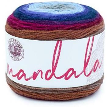 Lion Brand Yarn Company 525-222 Mandala Yarn, Griffin, una madeja
