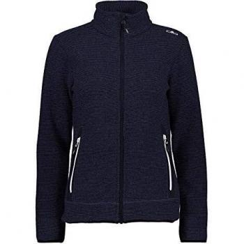 CMP 39h0546 - Chaqueta de forro polar para mujer azul marino y negro 36