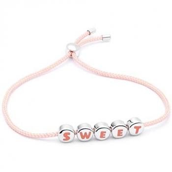 Pulsera de Acero Rosa Palabras Maravillosas de Mr. Wonderful