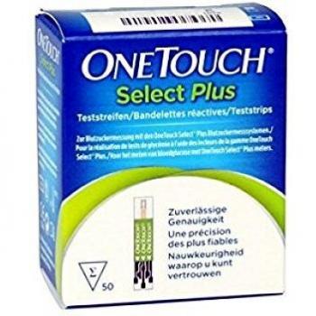 OneTouch Select Plus - Strisce Per La Misurazione Della Glicemia, 50 Pezzi