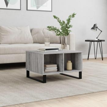 Mesa de centro Sonoma en multicapa gris 60x50x36,5 cm