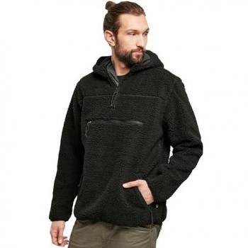 Brandit Teddy Windbreaker Jacket for Men - Sizes S to 5XL - Black