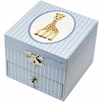 Trousselier – Joyero Musical Sophie la Jirafa Azul – Forma Cube