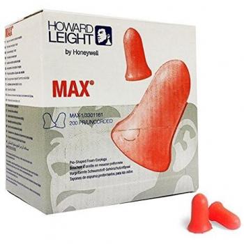 200 Pairs of Howard Leight MAX Ear Plugs Superior Performance