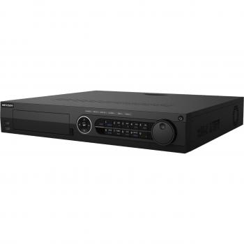 DVR Hikvision AcuSense 16 Canales Turbo HD/Analógico, 4K, H.265 Pro+, 4 Discos Duros, 16 Entradas de Alarma