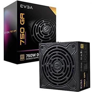 EVGA SuperNOVA 750 GA, 80 Plus Gold 750W, Totalmente Modular, Eco Mode, Incluye Power ON Self Tester, Tamaño Compacto de 150 mm, Fuente de Alimentación 220-GA-0750-X2
