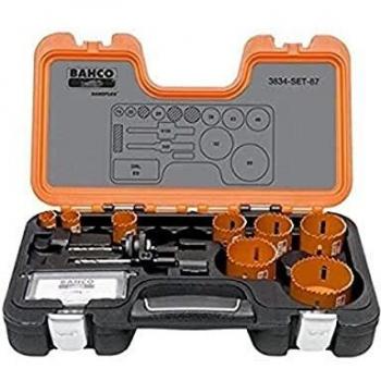 Bahco 3834-SET-87 - Juego Coronas De Sierra + Soportes