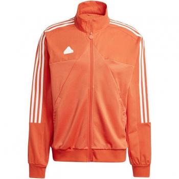 Chaqueta de chándal Adidas Tiro Mix Track Q1 para hombre en color rojo