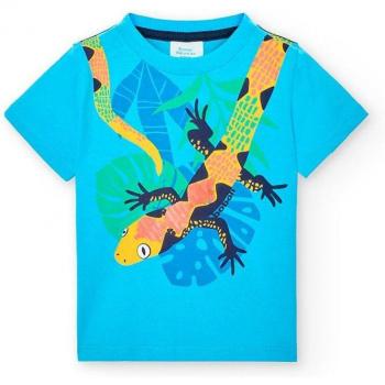 Camiseta de bebé niño Boboli 348050 TURQUESA