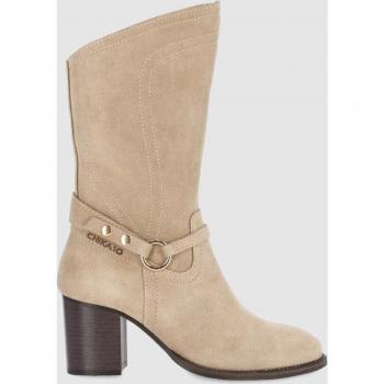 Chika10 Leather ESPUELA 05 Bota Arena/Sand