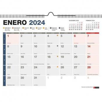 Calendario de Pared A3 Completo 2024