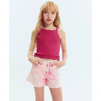 Short denim tie de niña Sfera