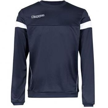 Kappa Lido Sweat Sudadera de Entrenamiento, Niños, Azul Marino/Blanco, 8Y