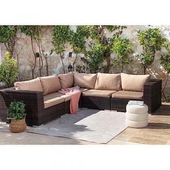 Alfombra Bohemia Beige y Malva para Interior/Exterior 160x213 cm - Surya