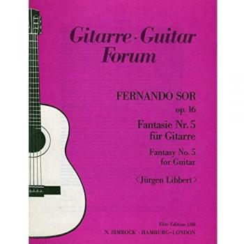 Fantasy 5 with variations op. 16 guitare