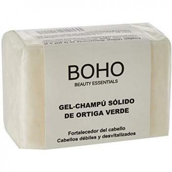 BOHO Champú Sólido Ortiga Verde Fortalecedor del Cabello Pastilla, Único, 60 G
