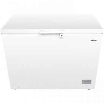 Congelador horizontal MPM-290-SK-15E, capacidad de 290 litros, sistema de congelación rápida, termostato ajustable, bajo consumo energético, diseño compacto y eficiente