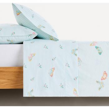 Juego de sábanas algodón Mariposas El Corte Inglés