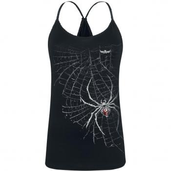Alchemy England Spidasicra Top Mujer Negro XL