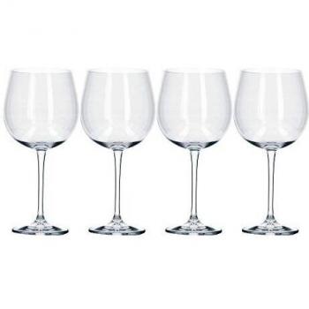 MIKASA 'Julie' - Juego de 4 vasos de cristal sin plomo (665 ml, transparente