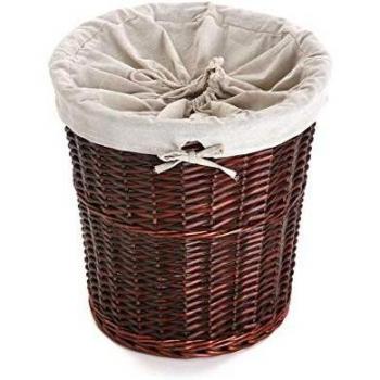 Versa 20890071 Cesto Ropa Mimbre Marrón 40 x 40 x 40 cm