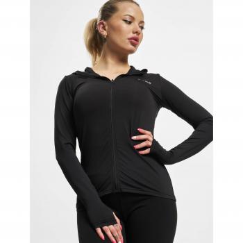Sudadera Only Play Mila negra mujer - Camiseta Only Onpmila FZ black mujer