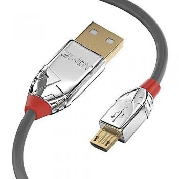 Lindy 36651 Cable USB 1m USB 2.0 USB A Micro-USB B Gris