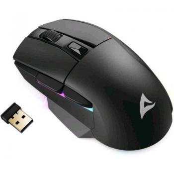 Sharkoon SGM50W Ratón Gaming Inalámbrico para Mano Derecha, RF Wireless, USB Type-A, Óptico 6400 DPI