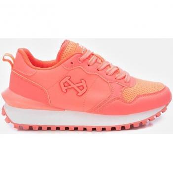 Zapatilla Xti Mujer 141399 amarillo con cordones y suela de goma