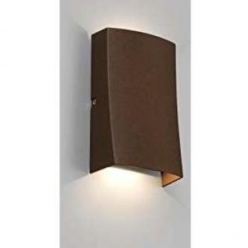Aplique de Pared Exterior LED Nairobi Marrón Óxido 6W 3000K IP54