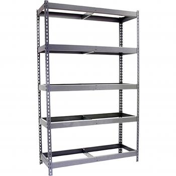 Estantería metálica sin tornillos Ecoforte 5 estantes galvanizados Simonrack