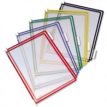 Tarifold 114009 - Pack de 10 fundas con pivotes, de PVC