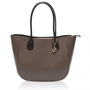 Carla Ferreri Bolso asa al hombro  Taupe