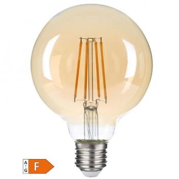 Bombilla LED globo G80 Vintage 7W E27 2500K