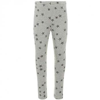 NAME IT Leggings AFELPADOS NIÑA Davina Star - 92, Grey Melange