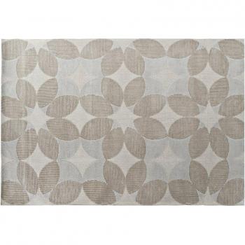 Alfombra DKD Home Decor Beige Poliéster Círculos