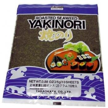 Alga nori Takaokaya 10hojas